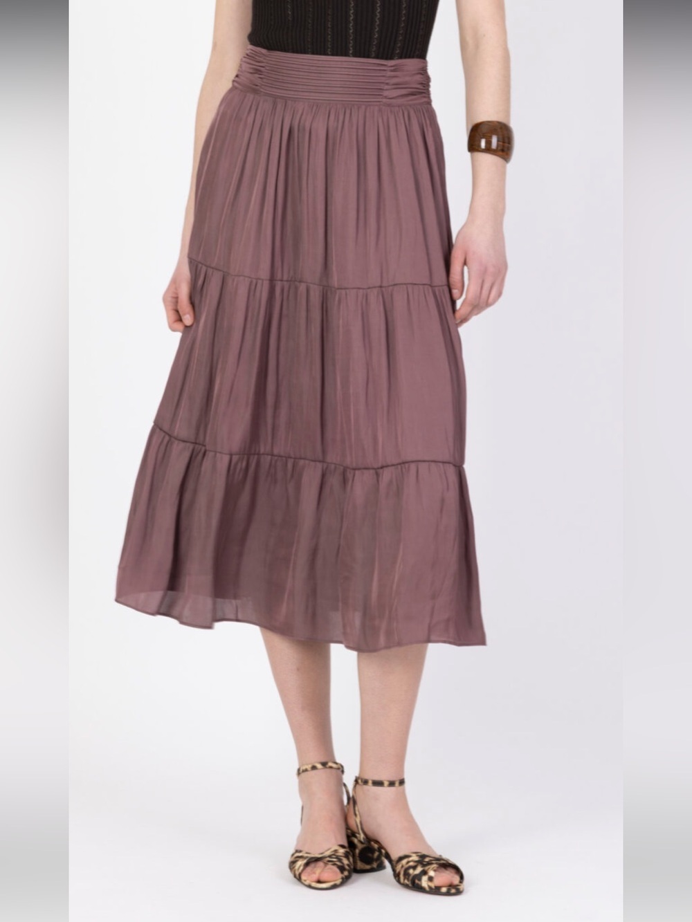 Ba&sh Camila Dusty Pink Vieux Rose Skirt Size 36 (S) NWT